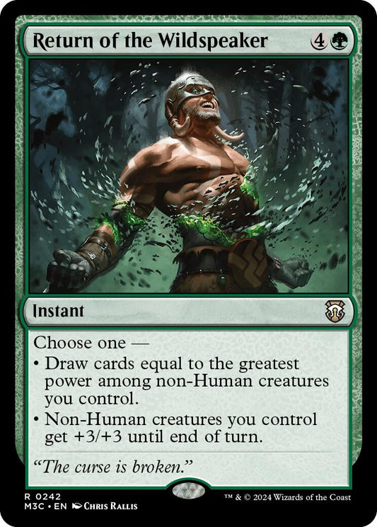 Return of the Wildspeaker (Ripple Foil) [M3C - 242]