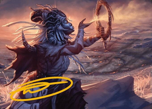 Witch Enchanter Art Card (Gold-Stamped Signature) [ASMH3 - 16]