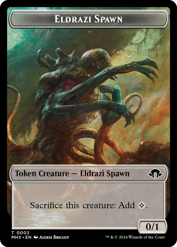 Eldrazi Spawn // Soldier Double-Sided Token [MH3 - 2 // 7]