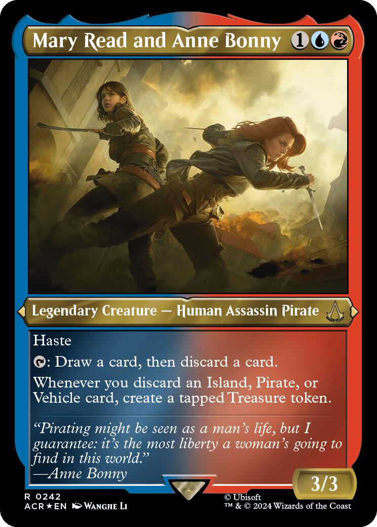 Mary Read and Anne Bonny (Foil Etched) [ACR - 242]
