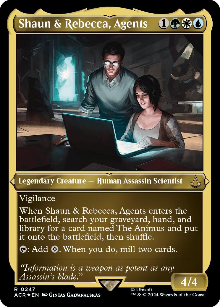 Shaun & Rebecca, Agents (Foil Etched) [ACR - 247]