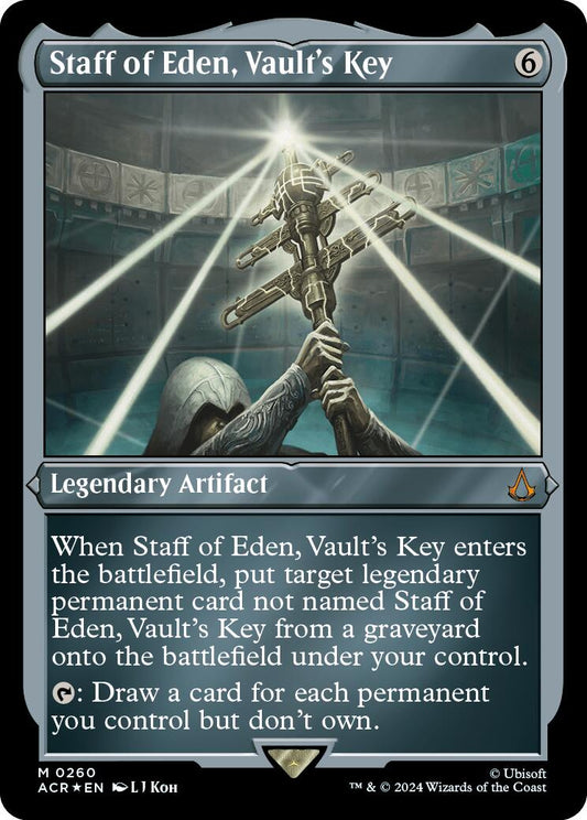 Staff of Eden, Vault's Key (Foil Etched) [ACR - 260]