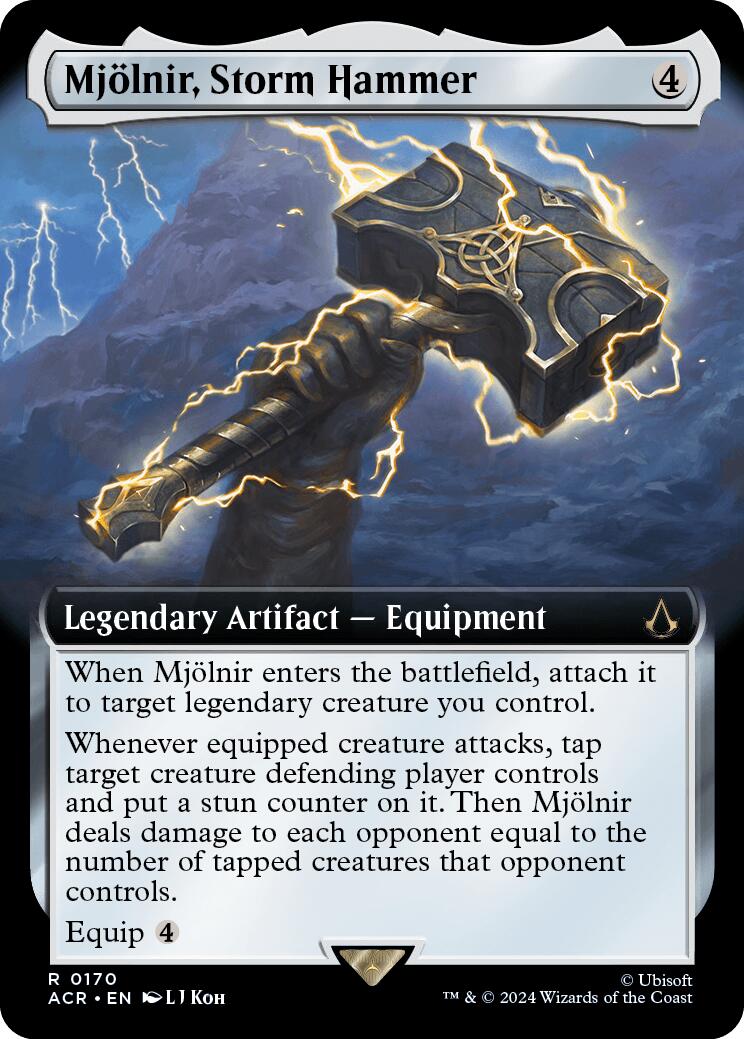 Mjolnir, Storm Hammer (Extended Art) [ACR - 170]