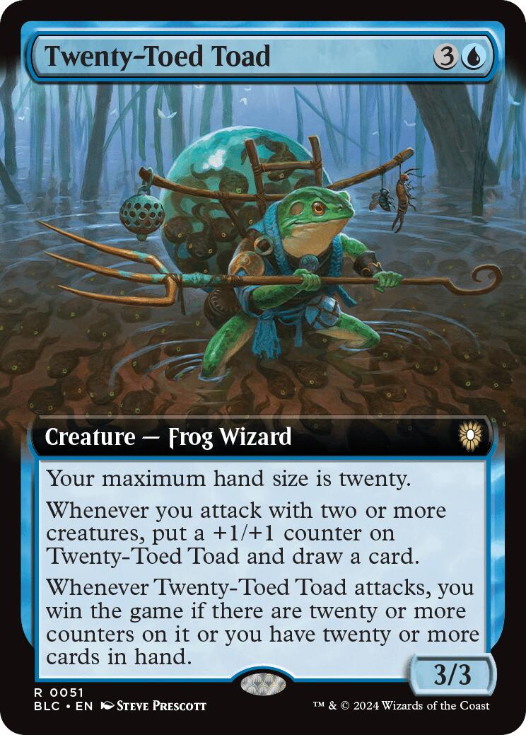 Twenty-Toed Toad (Extended Art) [BLC - 51]
