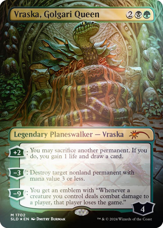 Vraska, Golgari Queen (1702) (Rainbow Foil)