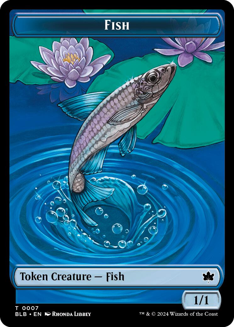 Fish // Iridescent Vinelasher Double-Sided Token