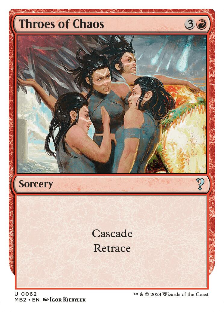 Throes of Chaos (White Border)