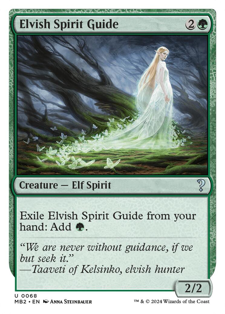 Elvish Spirit Guide (White Border) [MB2 - 68]
