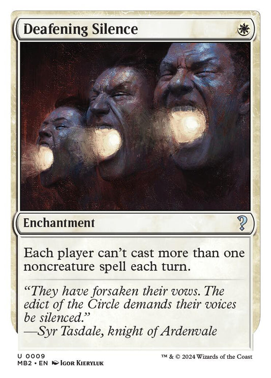 Deafening Silence (White Border) [MB2 - 9]