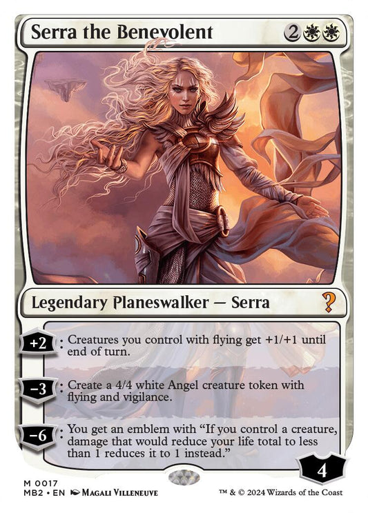 Serra the Benevolent (White Border) [MB2 - 17]
