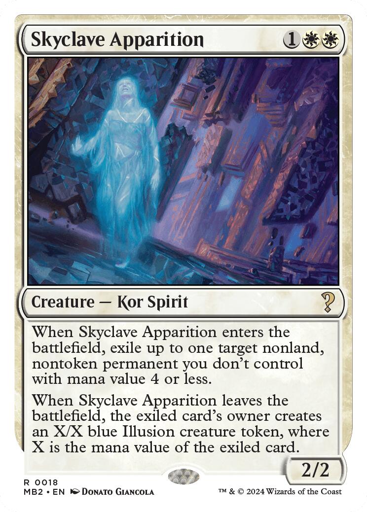 Skyclave Apparition (White Border)