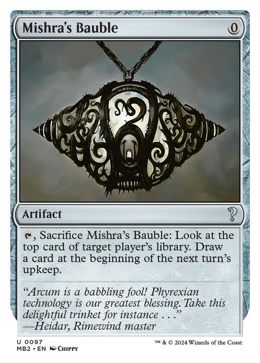 Mishra's Bauble (White Border) [MB2 - 97]