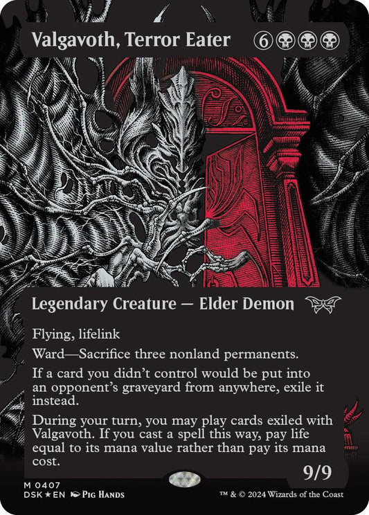 Valgavoth, Terror Eater (Showcase) (Textured Foil) [DSK - 407]