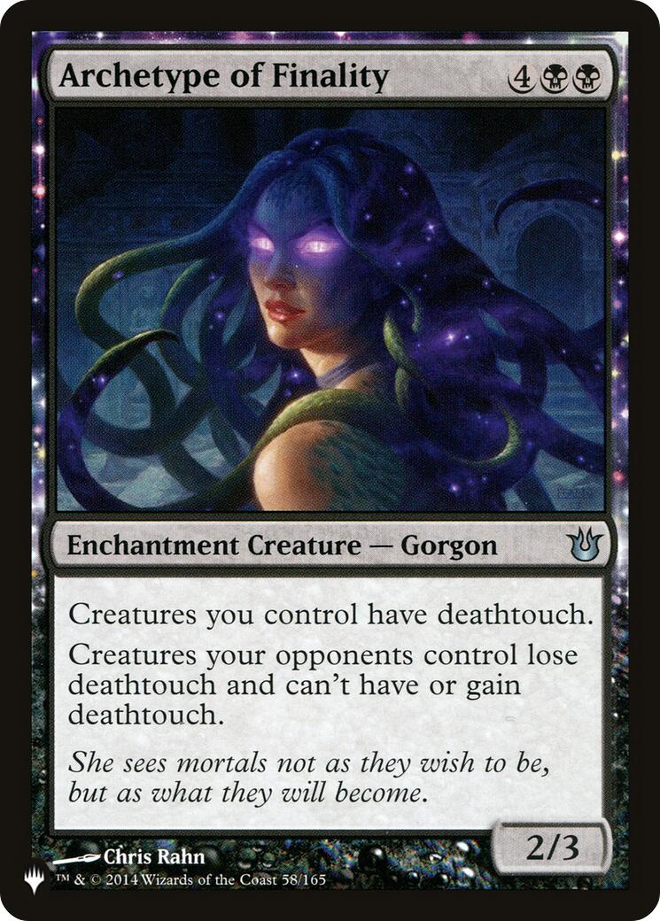 Archetype of Finality [LIST - 58/165]
