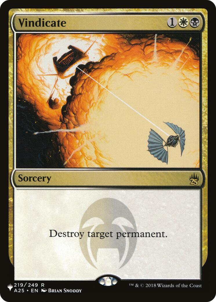 Vindicate [LIST - 219/249]