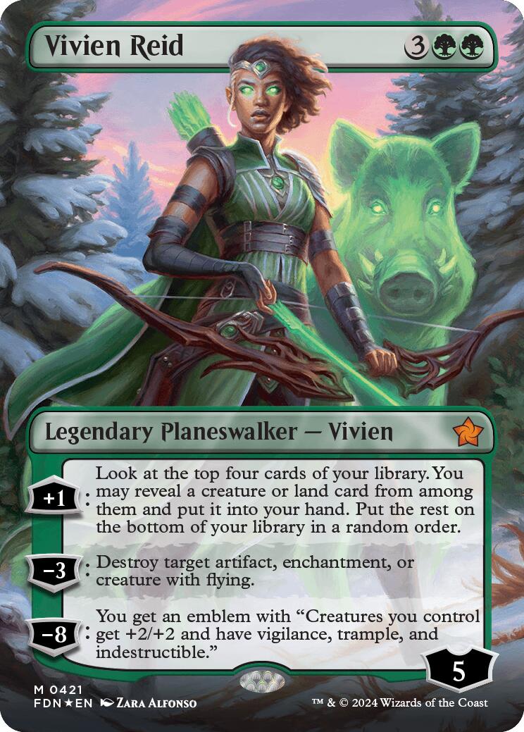 Vivien Reid (Borderless) (Mana Foil) [FDN - 421]