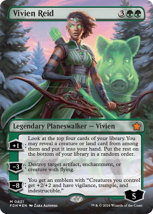 Vivien Reid (Borderless) (Mana Foil) [FDN - 421]