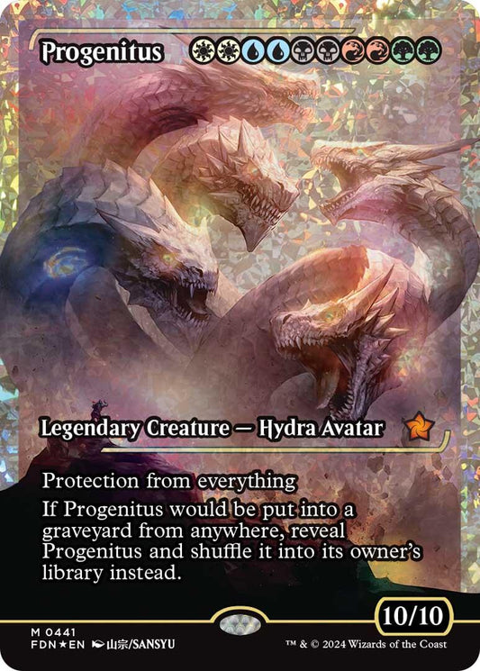Progenitus (Showcase) (Fracture Foil) [FDN - 441]