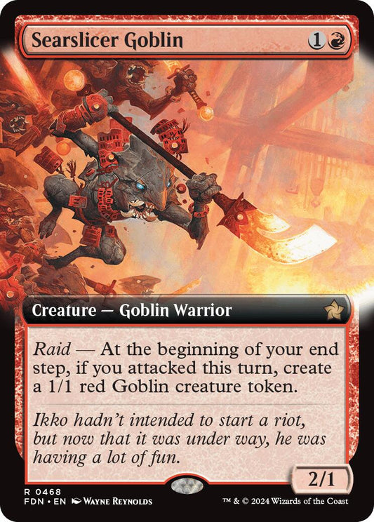 Searslicer Goblin (Extended Art) [FDN - 468]