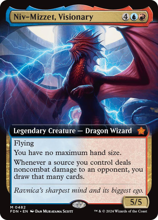 Niv-Mizzet, Visionary (Extended Art) [FDN - 482]