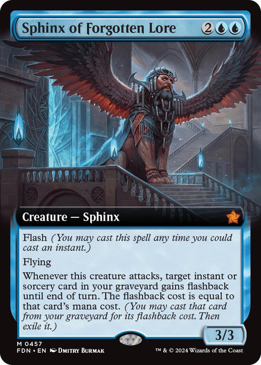 Sphinx of Forgotten Lore (Extended Art) [FDN - 457]