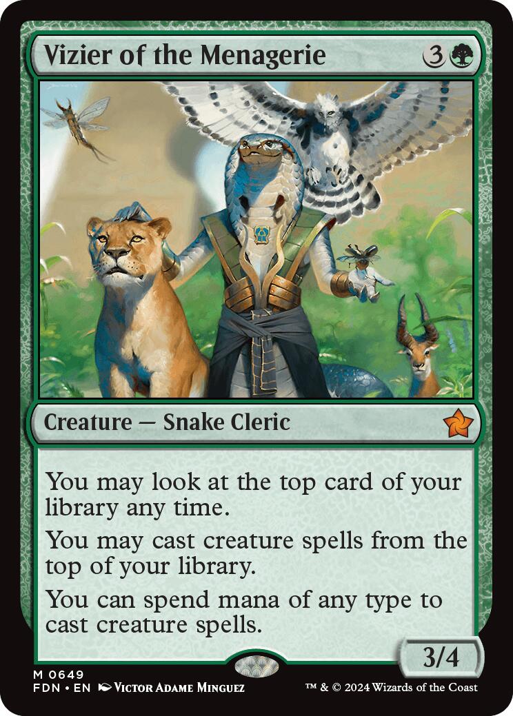 Vizier of the Menagerie [FDN - 649]