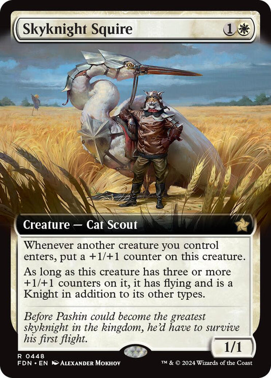 Skyknight Squire (Extended Art) [FDN - 448]