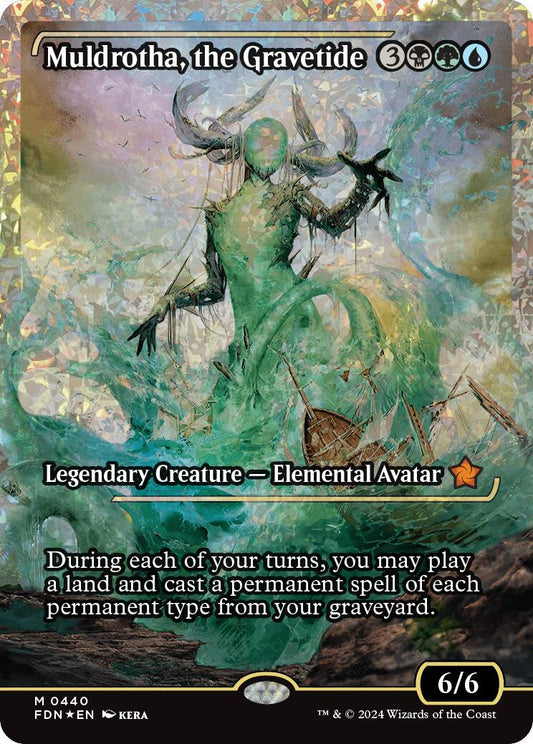 Muldrotha, the Gravetide (Showcase) (Fracture Foil) [FDN - 440]
