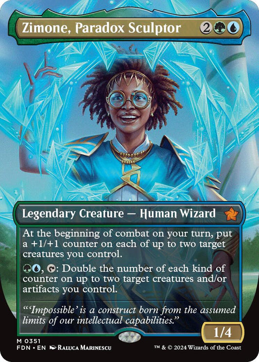 Zimone, Paradox Sculptor (Borderless) [FDN - 351]