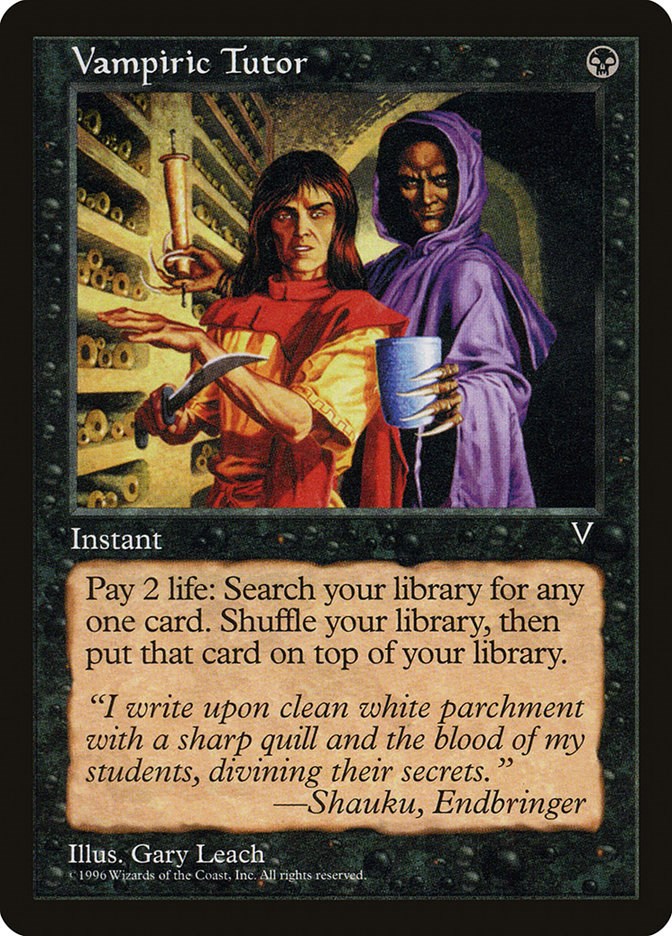 Vampiric Tutor [VIS - N/A]