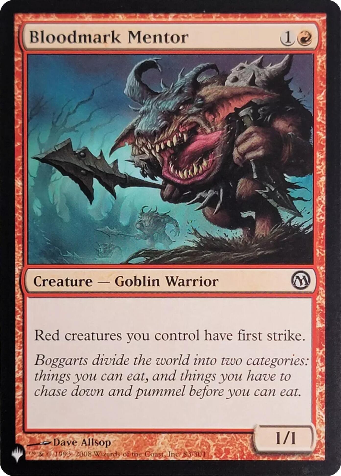 Bloodmark Mentor (83) [LIST - 83/301]