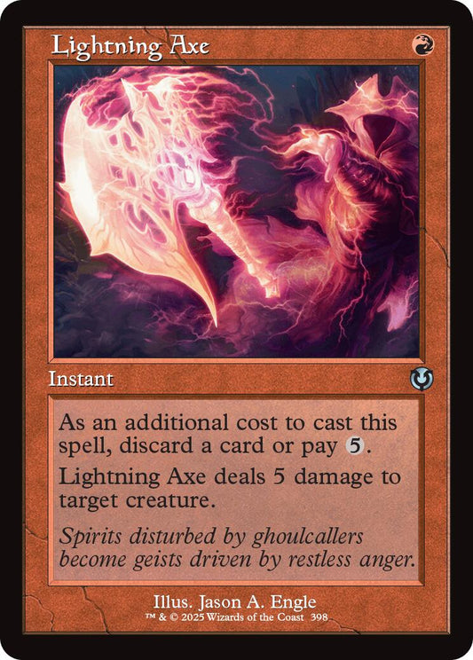 Lightning Axe (Retro Frame) [INR - 398]
