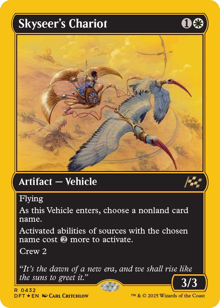Skyseer's Chariot (First-Place Foil) [DFT - 432]