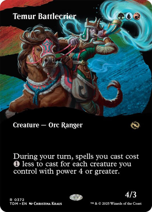 Temur Battlecrier (Borderless) [TDM - 372]