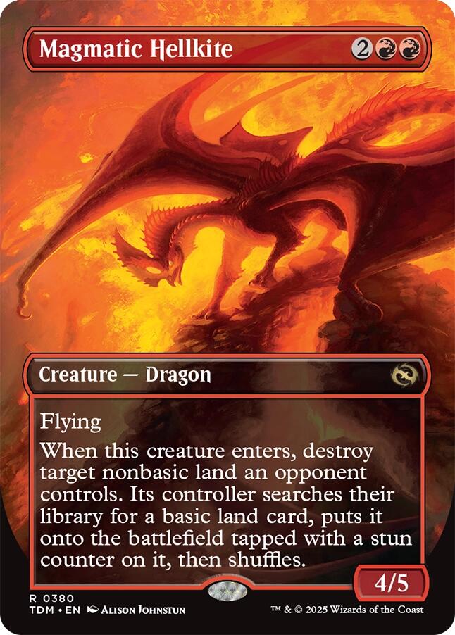 Magmatic Hellkite (Borderless) [TDM - 380]