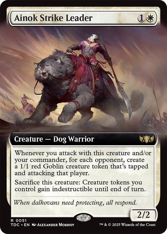 Ainok Strike Leader (Extended Art) [TDC - 51]
