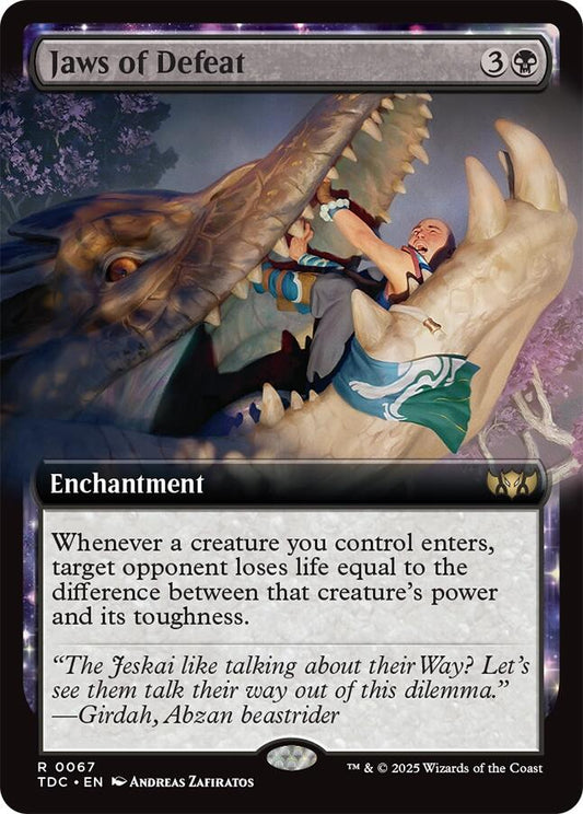 Jaws of Defeat (Extended Art) [TDC - 67]