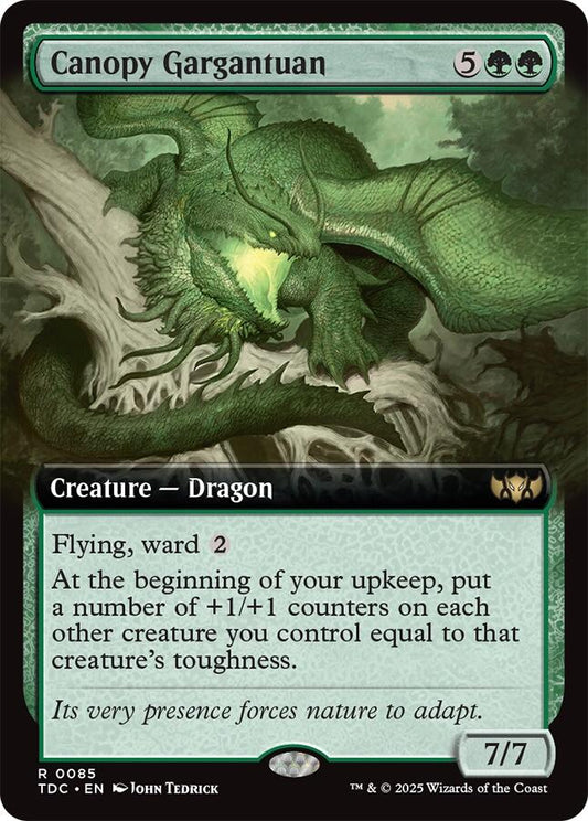 Canopy Gargantuan (Extended Art) [TDC - 85]