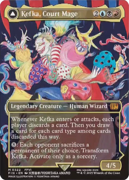 Kefka, Court Mage (0322) (Borderless) [FIN - 322]