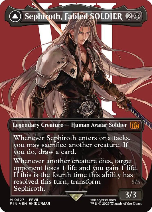 Sephiroth, Fabled SOLDIER (Borderless) (Surge Foil)