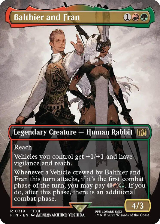 Balthier and Fran (0319) (Borderless) [FIN - 319]