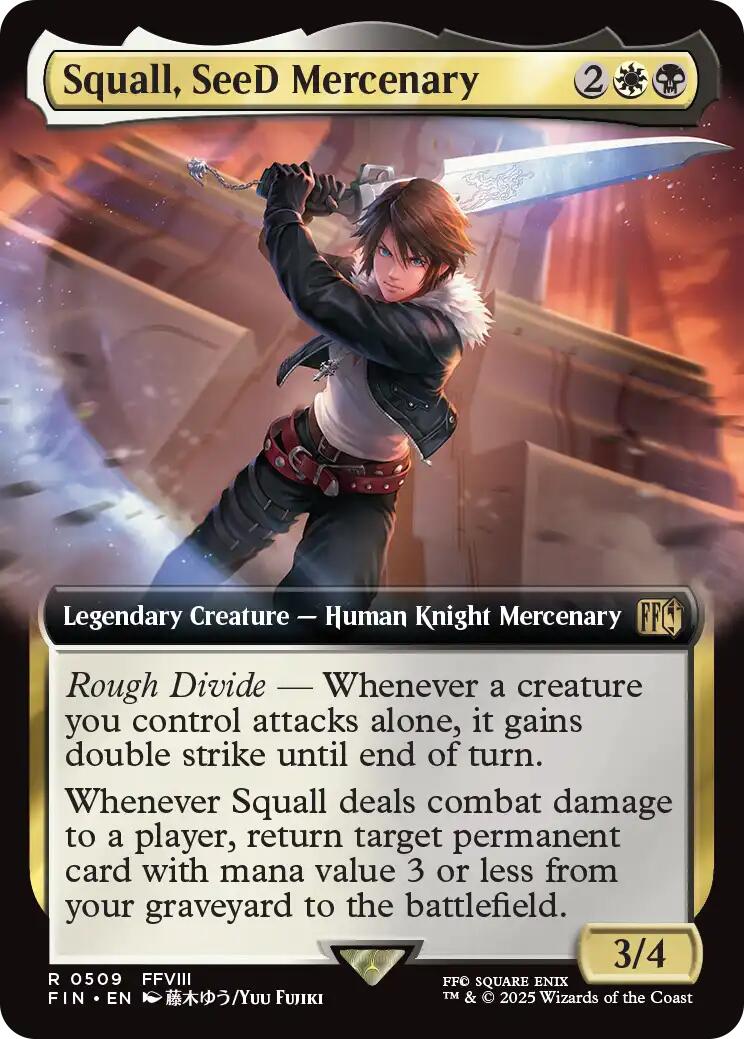Squall, SeeD Mercenary (Extended Art)