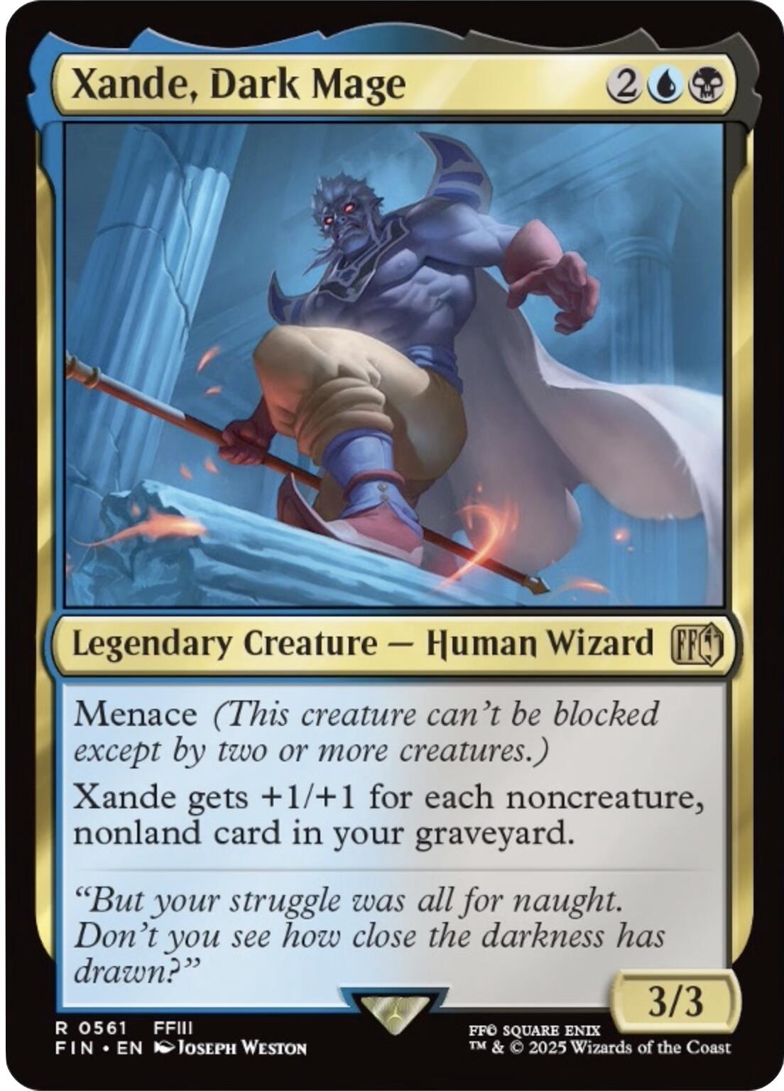 Xande, Dark Mage [FIN - 561]