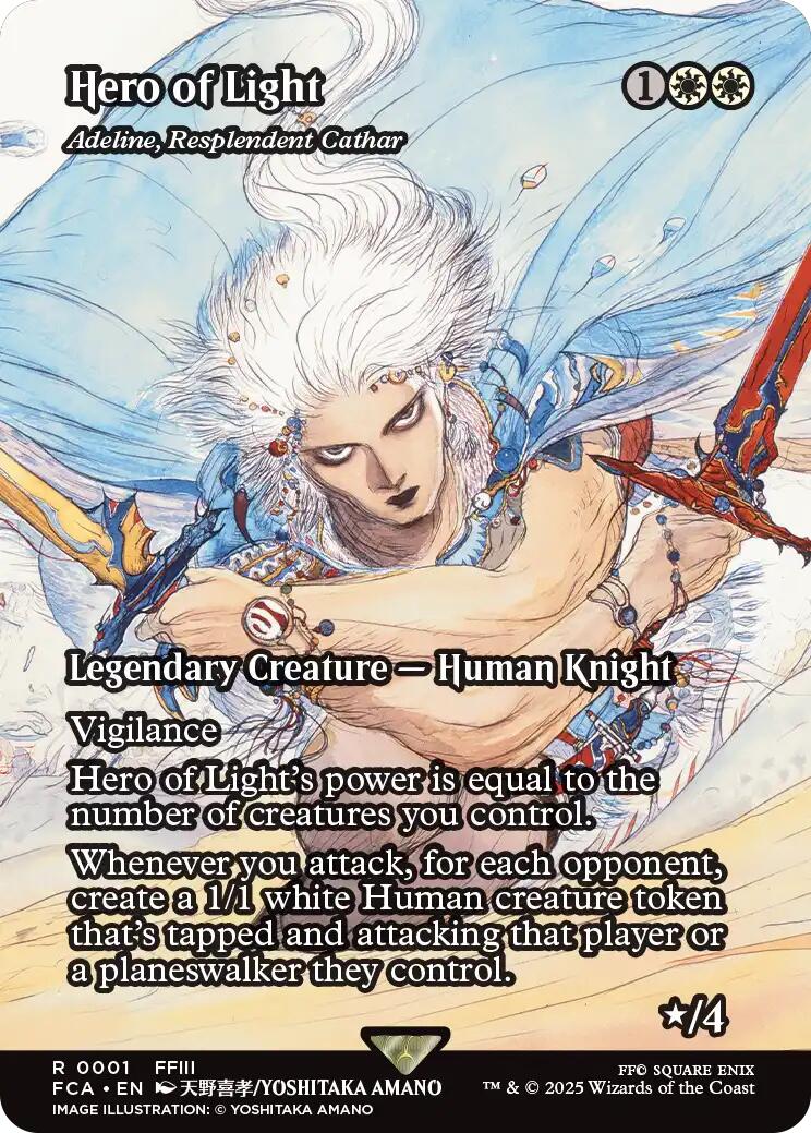 Hero of Light - Adeline, Resplendent Cathar (Showcase) [FCA - 1]