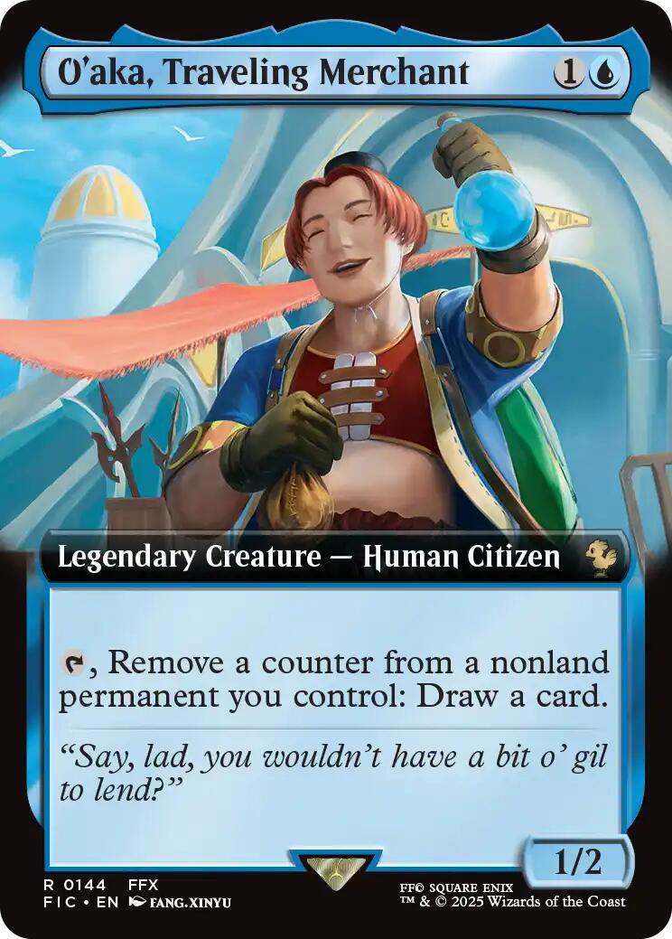 O'aka, Traveling Merchant (Extended Art)