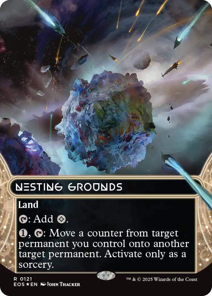Nesting Grounds (0121) (Borderless) (Galaxy Foil)