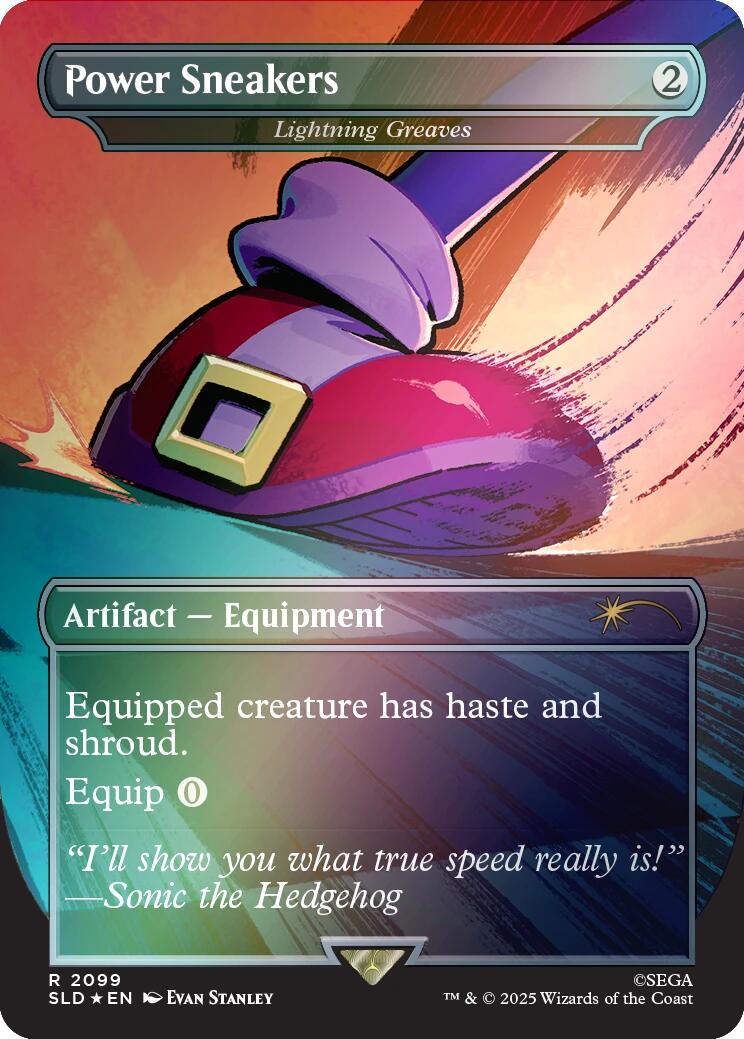 Power Sneakers - Lightning Greaves (Rainbow Foil)
