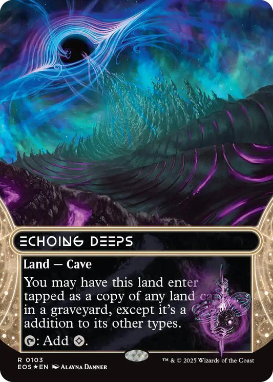 Echoing Deeps (0103) (Borderless) (Galaxy Foil)