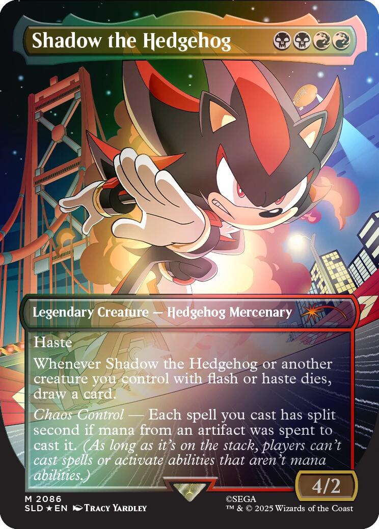 Shadow the Hedgehog (Rainbow Foil)