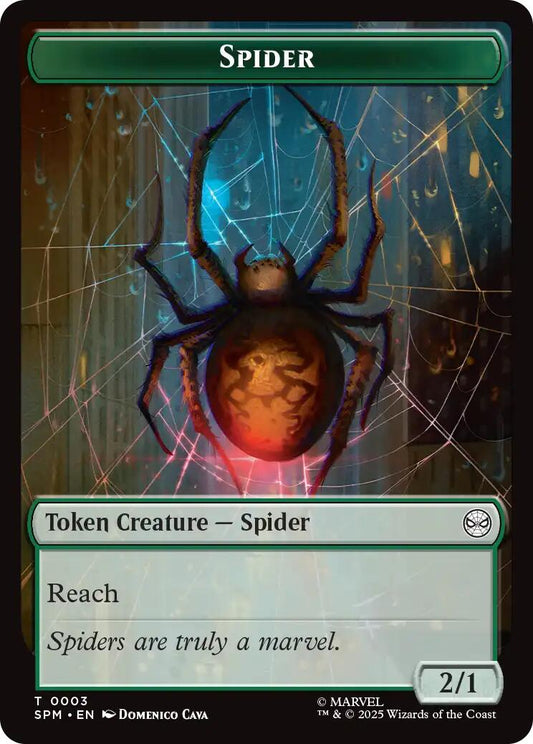 Spider // Food Double-Sided Token